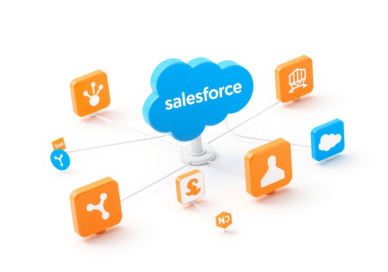 FormFlow integration dashboard showing live connections to HubSpot, Salesforce, Slack, and Stripe